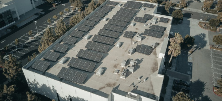 If your commercial building has couple of panels, you might want to check out all the ways to clean solar panels.