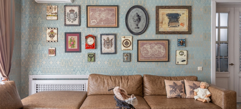 a living room full of stuff